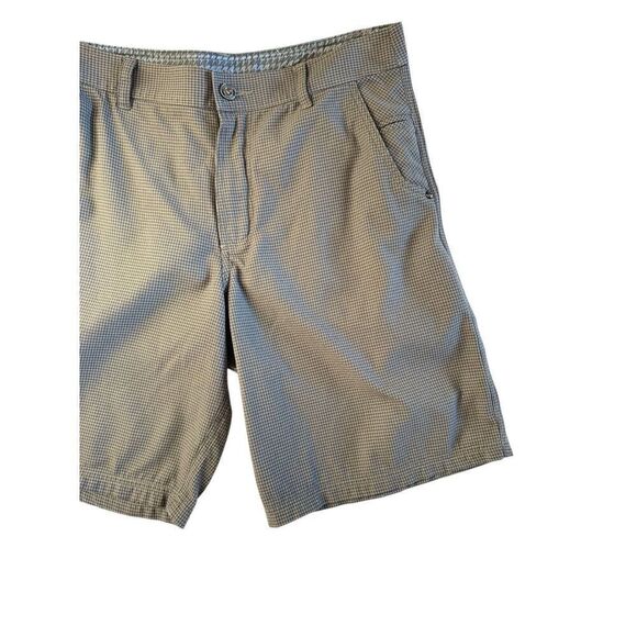Lululemon Mens Shorts Size 36 Checkered Chino Metal Button Stretch Style - Picture 5 of 14